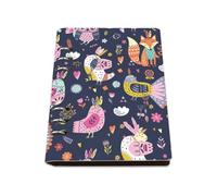 Tiny Flowers A5 Notebook, Pu Leather Notebooks A5, Lined Paper Ring Binder Notebook 180Pages/90Sheets, Notepads for Study, Jotter for Work, Student Essentials University Journal Diary