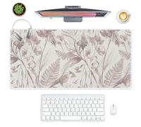 Tiny Flying Birds Desk Mat Desk Mouse Mat Non-Slip Mouse Pad 90 X 40 cm Mousemat Office Accessories for Home Office Gifts Mousepad for Home Computer Laptop