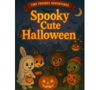 Tiny Friends Adventures: Spooky Cute Halloween: Halloween Coloring Book for Kids Ages 3-8 - Cute & Fun Tiny Animals, Pumpkins, Ghosts and ... | Perfect Spooky Gift for Boys and Girls