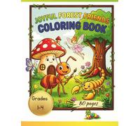 Tiny Friends Coloring Book: 60 Adorable Illustrations of Nature’s Cutest Animals and Whimsical Creatures