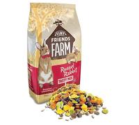 Tiny Friends Farms Healthy Baked Bites for Rabbits - Natural and Nutritious Treats - Resealable Treat Bag - Dietary Supplements - Snacks - All-Natural Ingredients (Russel Rabit Tasty Mix (850g))