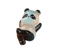 Tiny Glitter Panda Resin Small Panda Figures | Portable Animal Figures Glow in the Dark - Exquisite Craft Resin Panda Figures for Family, Friends and Coworkers