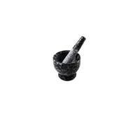 Tiny Granite Mortar and Pestle Set, Miniature Grinder for Herbs, Asian Spices and Seeds for Thai, Chinese, Indian Cuisine Chefs and Home Cooks
