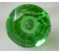 Tiny Green cut glass drawer & cupboard pulls door cabinet knobs 22 mm