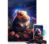 Tiny Hamster on Mars 1000 Piece Jigsaw Puzzle for Teenagers Brain Challenge Toy Relax Time Precise Cut Art Display 38x52cm