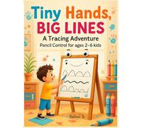 Tiny Hands, Big Lines: A tracing adventure | Pencil control for ages 2-6 Kids