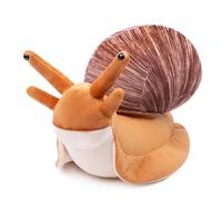 Tiny Heart 15.7inch Simulated Snails Plush Toy, Realistic Soft Plush Stuffed Snails Animal Toys, Cute Wild Animal Collection Suitable For Home Decoration, Children'S Play Game Companion - Brown