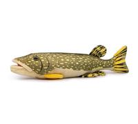 Tiny Heart 18inch Simulated Northern Pike Plush Toy, Realistic Soft Plush Stuffed Northern Pike Animal Toys, Marine Life Collection Suitable For Home Decoration, Children'S Play Game Companion- yellow