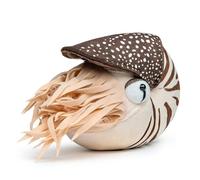 Tiny Heart 7.8inch Simulated Nautilus Plush Toy, Realistic Soft Plush Stuffed Nautilus Animal Toys, Cute Wild Animal Collection Suitable For Home Decoration, Children'S Play Game Companion - Brown