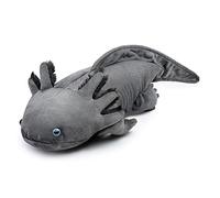 Tiny Heart Axolotl Stuffed Animal 51cm/20” Realistic Axolotl Plush Toy Lovely Animal Cute Soft Gifts Plush Axolotl for Kids Boys and Girls Bedtime Companion Plushie Collection Interactive Play grey