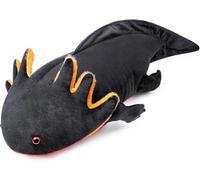 Tiny Heart Axolotl Stuffed Animal 51cm/20” Realistic Axolotl Plush Toy Lovely Animal Cute Soft Gifts Axolotl for Kids Boys and Girls Bedtime Companion Plushie Collection Interactive Play black-orange