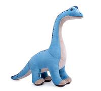 Tiny Heart Brachiosaurus Dinosaur Stuffed Animal Realistic MosasaurusPlush Toy Lovely Cute Soft Gifts Dinosaur for Kids Boys and Girls Bedtime Companion Plushie Collection Interactive Play blue 14”