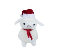 Tiny Heart Children'S Soft Christmas Sheep Plush Toy White Christmas Sheep Simulation cute PV Christmas Sheep plush toy Series Stuffed Animal Soft Pillow Christmas,Halloween Decorations (PV)