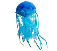 Tiny Heart Children'S Soft Jellyfish Plush Toy Blue Jellyfish 15cm/6” Simulation cute jellyfish plush toy Marine Life Series Stuffed Animal Soft Pillow Suitable For Bedroom, Living Room Decoration