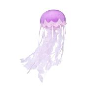 Tiny Heart Children'S Soft Jellyfish Plush Toy Purple Jellyfish 15cm/6”Simulation cute jellyfish plush toy Marine Life Series Stuffed Animal Soft Pillow Suitable For Bedroom, Living Room Decoration