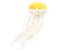 Tiny Heart Children'S Soft Jellyfish Plush Toy Yellow Jellyfish 15cm/6” Realistic, Soft & Comfortable Marine Life Series Stuffed Animal Decorative Pillow Suitable For Bedroom, Living Room