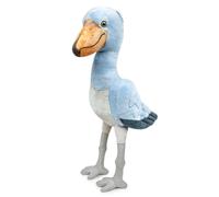 Tiny Heart Fun Kawaii Shoebill Stork Plush Toy, Realistic and Soft Shoebill Doll Plush Toy, Birds Stuffed Animal Collection Suitable for Home Decor,Blue 15in