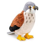 Tiny Heart Fun Red Falcon Plush Toy, Realistic and Soft Falcon Doll Plush Toy, Bird Stuffed Animal Collection Suitable for Home Decor, Red 10in