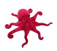 Tiny Heart octopus Plush Stuffed Animal 45cm/17” Realistic octopus Plush Toy Lovely Sea Animal Cute Soft Gifts octopus for Kids Bedtime Companion Plushie Collection Interactive Play red