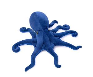 Tiny Heart octopus Plush Stuffed Animal 45cm/17” Realistic octopus Plush Toy Lovely Sea Animal Cute Soft Gifts octopus for Kids Bedtime Companion Plushie Collection Interactive Play Blue