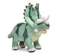 Tiny Heart Pentaceratops Dinosaur Stuffed Animal Realistic Dinosaur Plush Toy Lovely Cute Soft Gifts Dinosaur for Kids Boys and Girls Bedtime Companion Plushie Collection Interactive Play green 12”
