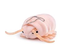 Tiny Heart Plush Toys Giant Isopod Soft Stuffed Animal Toy Realistic Bathynomus giganteus Simulation for Kids Sea Life Lovers Marine Biology Ocean Pink 5''