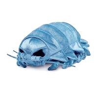 Tiny Heart Plush Toys Giant Isopod Soft Stuffed Animal Toy Realistic Bathynomus giganteus Simulation for Kids Sea Life Lovers Marine Biology Ocean Blue 10''