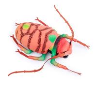 Tiny Heart Simulation of Green Longhorn beetle Plush Toys, Beetle Plush Series Longhorn Animal Toys, Suitable for Home Decoration, Animal Dress Up Party 10.6in/27cm