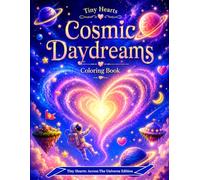 Tiny Hearts: Cosmic Daydreams: A Relaxing Space Coloring Book with Stars, Planets, Heart Galaxies, Dreamy Skies, Moons, and Cosmic Designs for Adults and Teen (Tiny Hearts Cozy Collection)