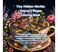 Tiny Hidden Worlds: Teacup Villages Coloring Book: A Cozy Fantasy Coloring Book Filled with Whimsical Miniature Homes, Magical Teacup Villages, ... and Adults (Whimsical Tiny Worlds Series)