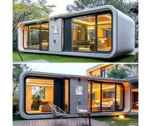 Tiny Homes for Sale, Portable Modular Container Homes with Full Kitchen and Bathroom, 20ft to 40ft Small Houses with 1-6 Bedroom Layouts