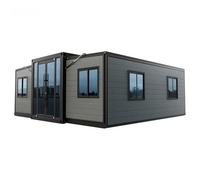 Tiny Homes to Live in for Adults Prefab Kit Plans Foldable Expandable Modular Tiny Home, Kitchen Bathroom Portable Container Living