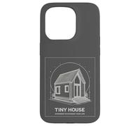 Tiny House Downsize to Upgrade Your Life Minimal Lifestyle Case for iPhone 15 Pro