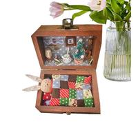 Tiny House Kit,Miniature House Kits For Adults - Wooden Handmade Realistic Animals In Boxes Design Craft Scene Toy Collectibles, Model Scenery Decor