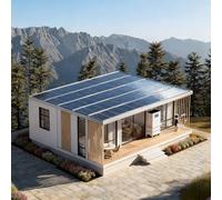 Tiny Houses to Live in for Adults, Luxury Prefab Tiny Home with Bedroom, Kitchen & Bathroom - Modern Folding Expandable Modular House, Mobile Villa Container Home, Solar-Powered Off-Grid Living Cabin