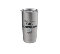 Tiny Human Big Promotion 2025 First Time Father New Dad Stainless Steel Insulated Tumbler