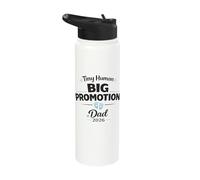 Tiny Human Big Promotion 2026 First Time Father New Dad Stainless Steel Insulated Water Bottle