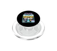 Tiny Human Support Staff 2026 Funny New Aunt PopSockets PopGrip for MagSafe