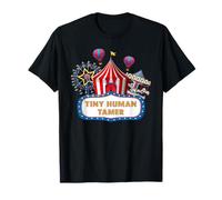 TINY HUMAN TAMER - Colorful Adult & Kids Circus Design T-Shirt