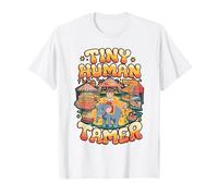 Tiny Human Tamer Funny Parent Quote T-Shirt