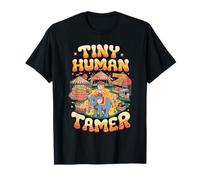 Tiny Human Tamer Funny Parent Quote T-Shirt