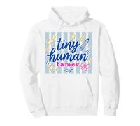 Tiny Human Tamer Funny Preschool Teacher Back to School Pullover Hoodie