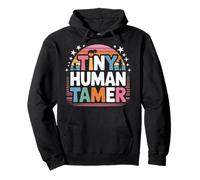 Tiny Human Tamer Retro Vintage Style Pullover Hoodie