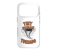 Tiny Human Tornado Parent Life Funny Toddler Kid Boy Case for iPhone 17 Pro