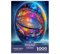 Tiny Humans 1000 Piece Universe Jigsaws Puzzles for Adults And Kids Challenging Games 1000 Pieces Beautiful Decoration Challenge High Difficulty 70x50cm/1000pcs