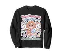Tiny Humans, Big Care - Cute Cartoon Pediatric Nurse Sweatshirt