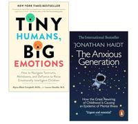 Tiny Humans, Big Emotions and The Anxious Generation 2 Books Collection Set