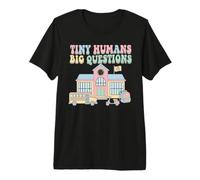 Tiny Humans Big Questions Back to School Teacher Premium T-Shirt
