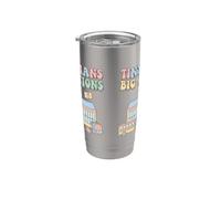 Tiny Humans Big Questions Back to School Teacher Stainless Steel Insulated Tumbler