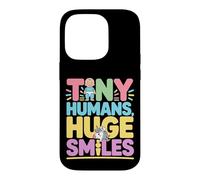Tiny Humans, Huge Smiles - Cute Baby Unicorn Design Case for iPhone 14 Pro